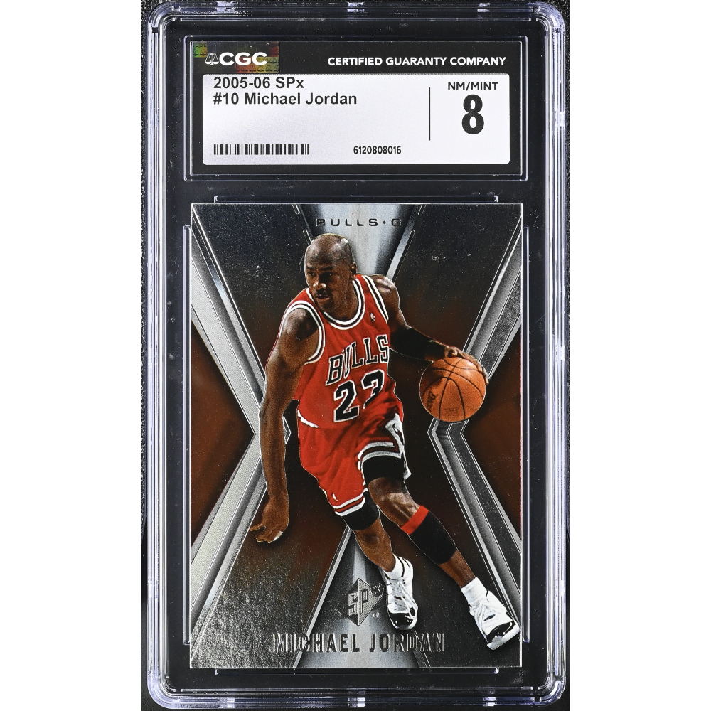 Michael Jordan 2005-06 SPx #10 (CGC 8) at PristineAuction.com