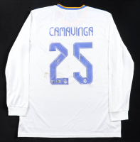 Eduardo Camavinga Signed Real Madrid CF Adidas Authentic Jersey (Beckett & Fanatics) at PristineAuction.com