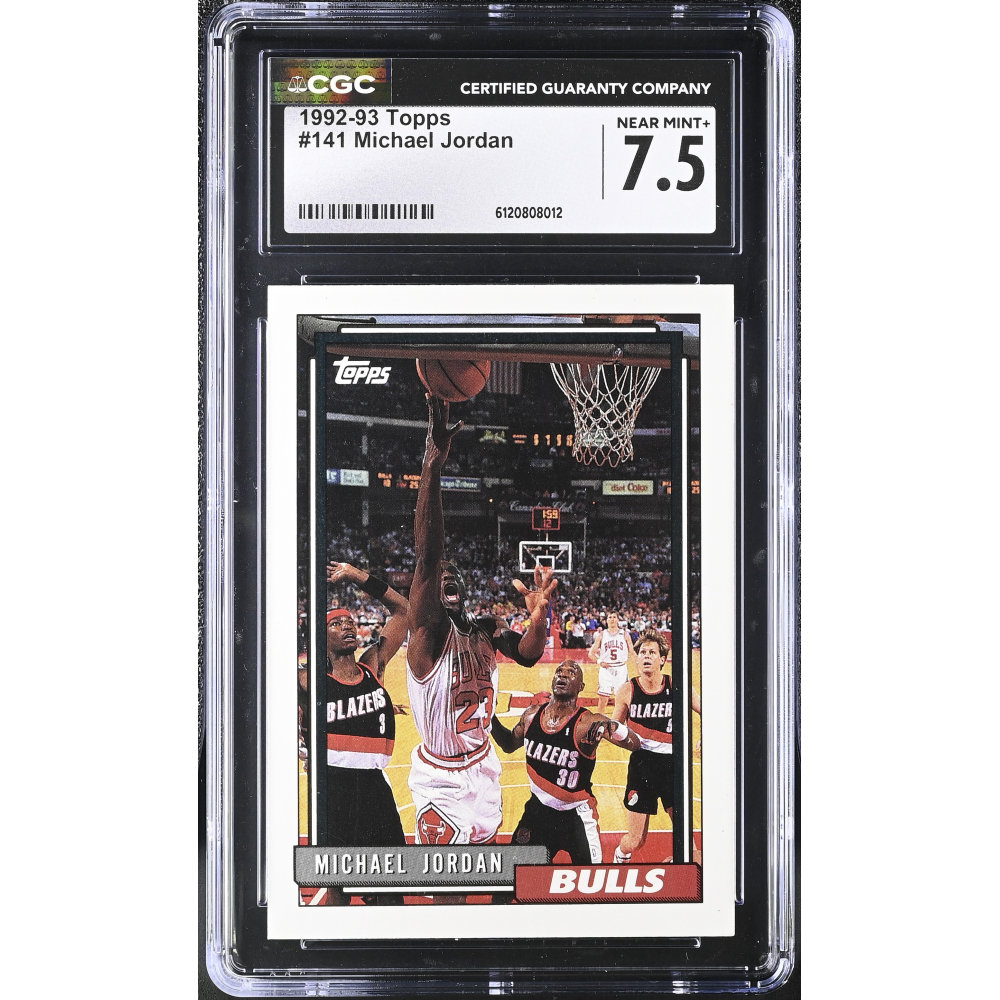 Michael Jordan 1992-93 Topps #141 (CGC 7.5) at PristineAuction.com