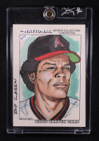 Rod Carew | Angels | Original Art Sketch Card by Brian Kong (1/1 Original Art) at PristineAuction.com