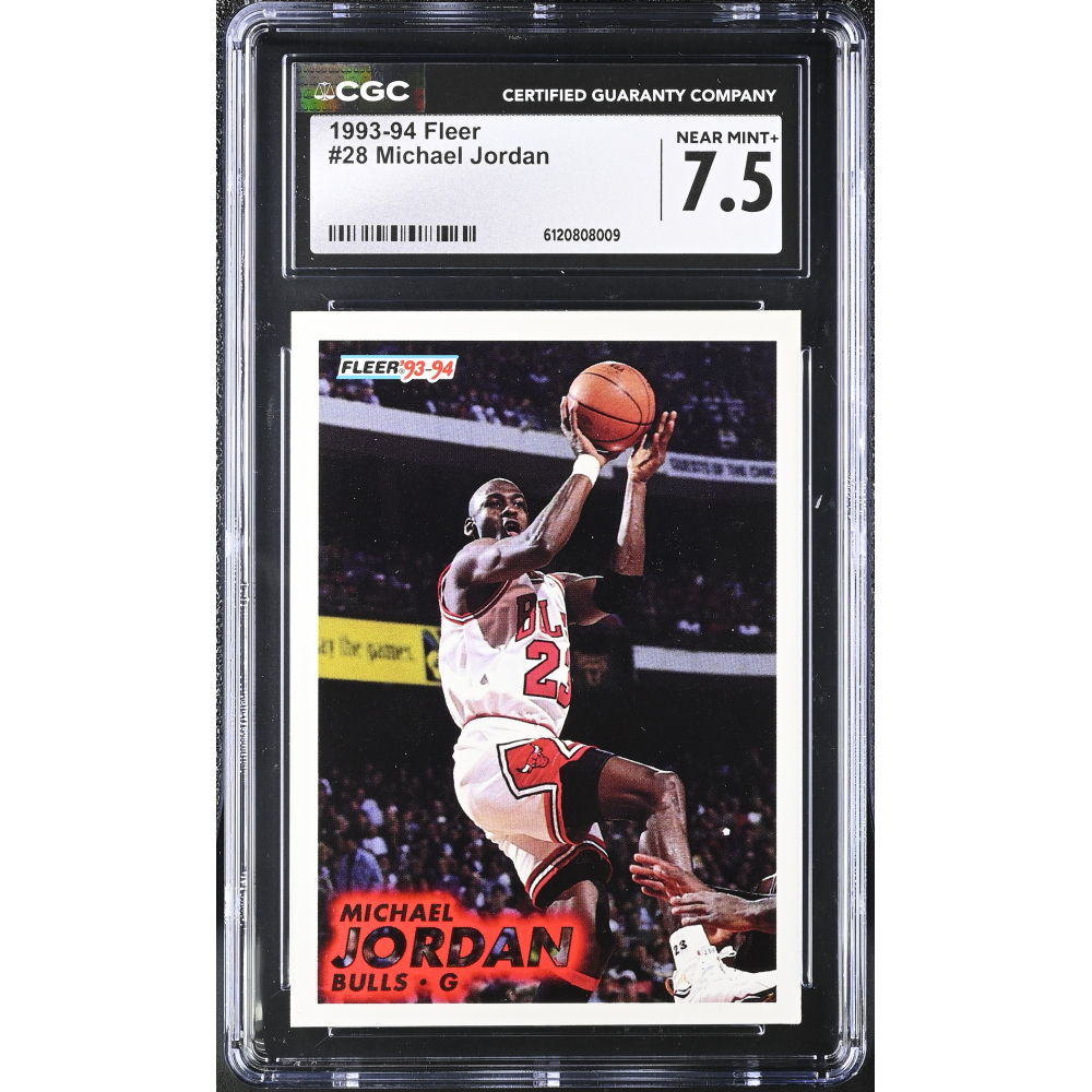 Michael Jordan 1993-94 Fleer #28 (CGC 7.5) at PristineAuction.com