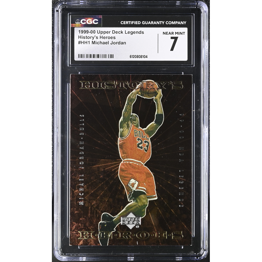 Michael Jordan 1999-00 Upper Deck Legends History's Heroes #HH1 (CGC 7) at PristineAuction.com