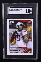 Patrick Mahomes II 2017 SAGE HIT Premier Draft #5 RC (SGC 10) at PristineAuction.com