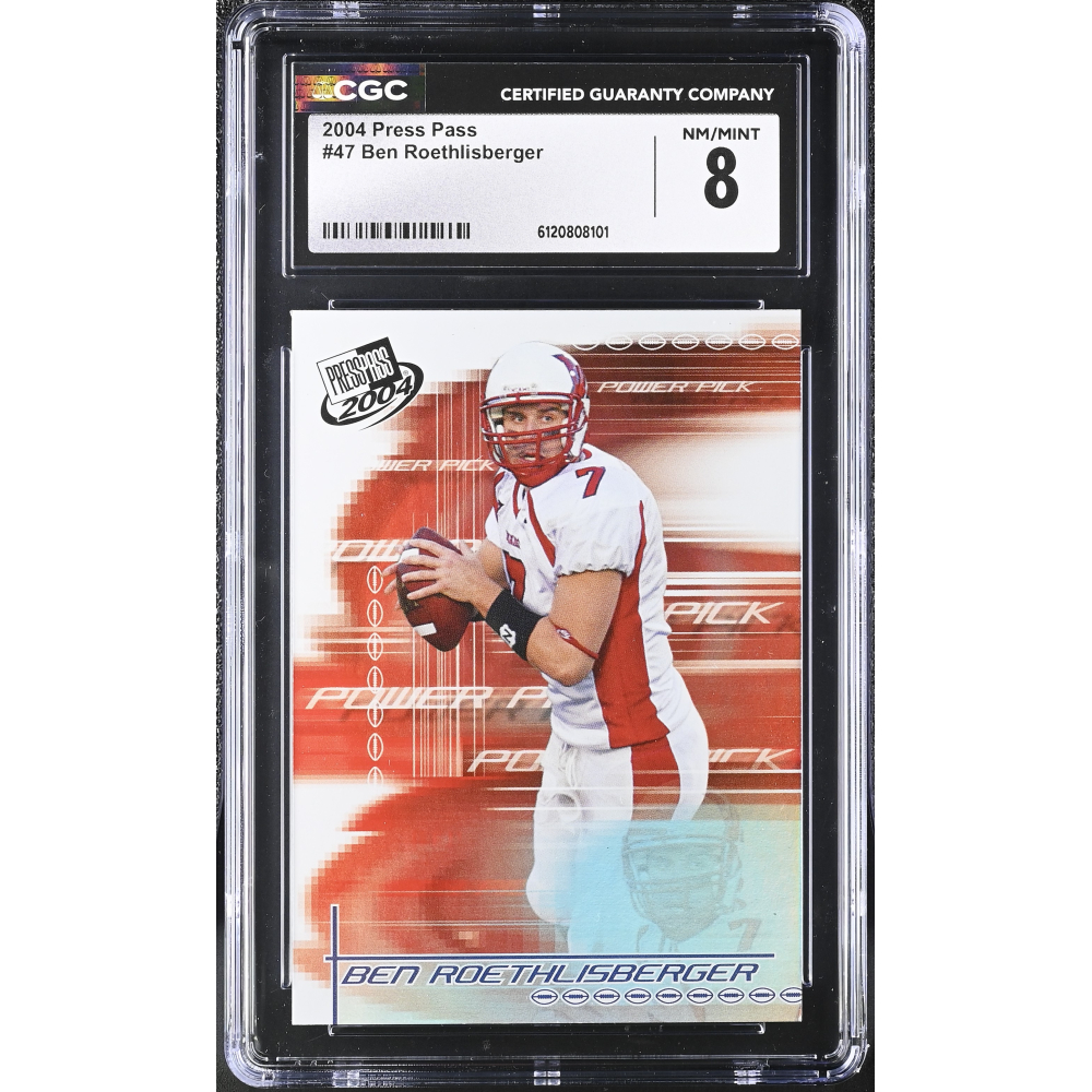 Ben Roethlisberger 2004 Press Pass #47 (CGC 8) at PristineAuction.com