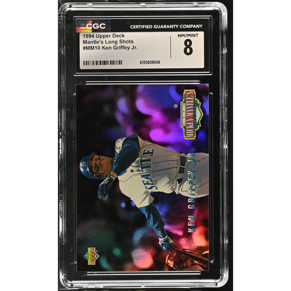 Ken Griffey Jr. 1994 Upper Deck Mantle's Long Shots #MM10 (CGC 8) at PristineAuction.com