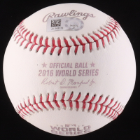 Willson Contreras Signed 2016 World Series Baseball Inscribed "WS Champs" (MLB) at PristineAuction.com