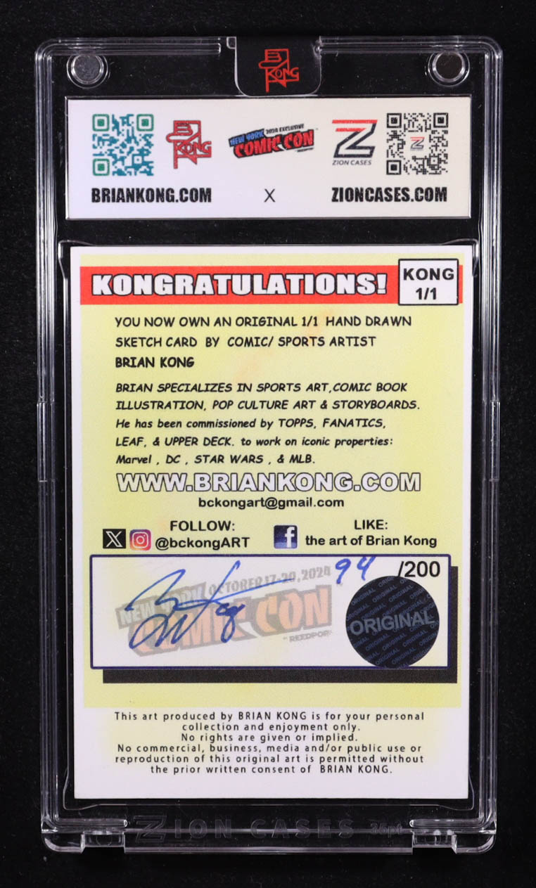 Lamine Yamal | Barcelona | Original Art Sketch Card by Brian Kong (1/1 Original Art) at PristineAuction.com Lamine Yamal | Barcelona | Original Art Sketch Card by Brian Kong (1/1 Original Art) at PristineAuction.com