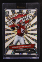 Fernando Mendoza 2025 Wild Card Comix BLOOMINGTON Silver White Lazer #ACBL-FM03 #1/1 RC at PristineAuction.com