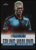 Erling Haaland 2023 Leaf Web Exclusives Leaf Reimagined #RIB4 at PristineAuction.com