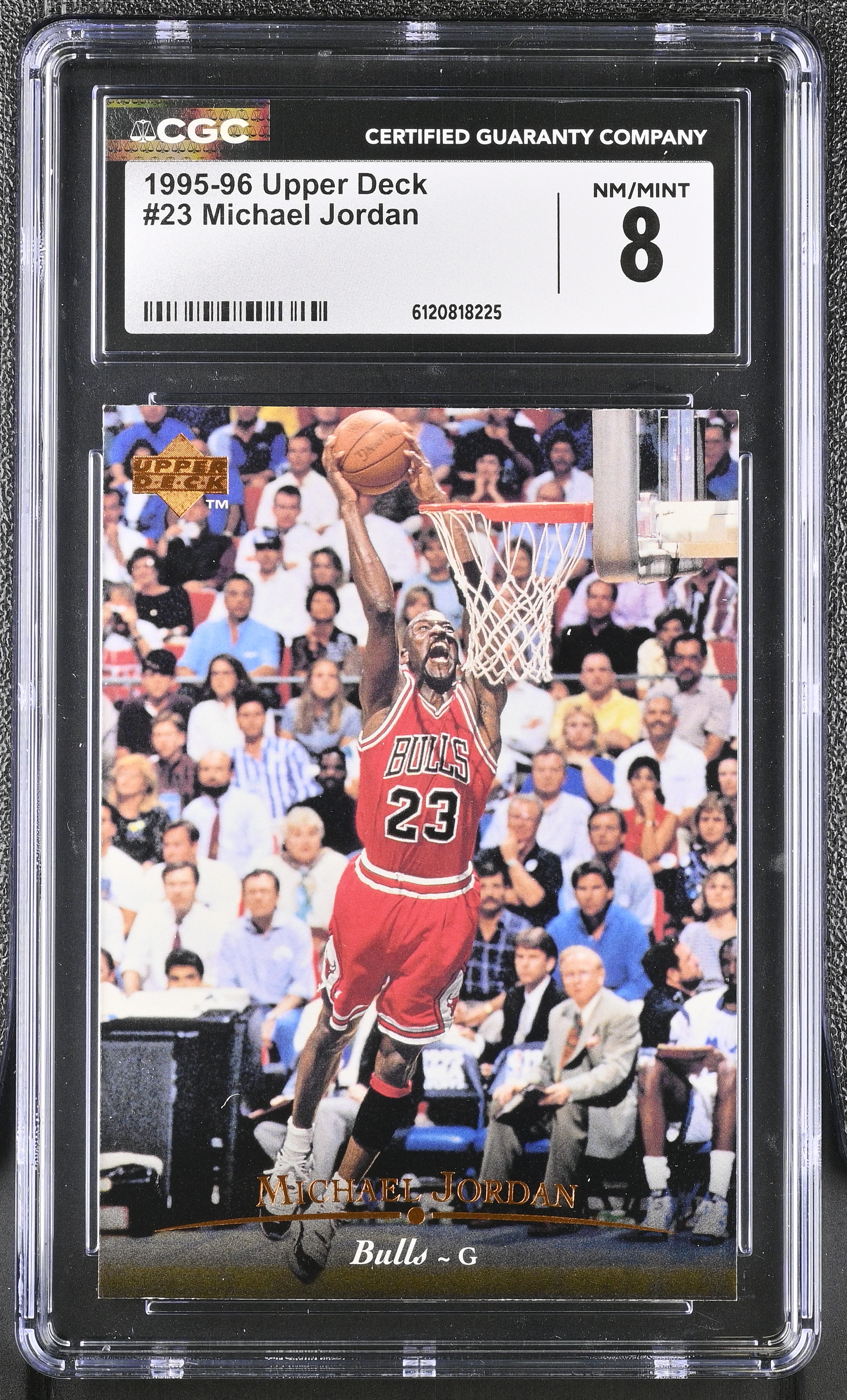 Michael Jordan 1995-96 Upper Deck #23 (CGC 8) at PristineAuction.com Michael Jordan 1995-96 Upper Deck #23 (CGC 8) at PristineAuction.com