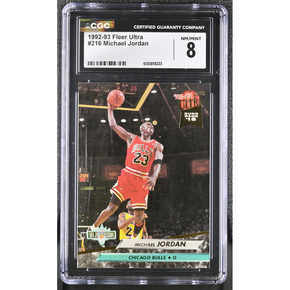 Michael Jordan 1992-93 Fleer Ultra #216 (CGC 8) at PristineAuction.com