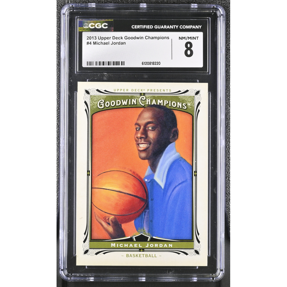 Michael Jordan 2013 Upper Deck Goodwin Champions #4 (CGC 8) at PristineAuction.com