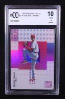 Shohei Ohtani 2018 Panini Status #1 RC (BCCG 10) at PristineAuction.com