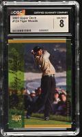 Tiger Woods 2001 Upper Deck #124 (CGC 8) at PristineAuction.com