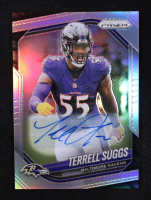 Terrell Suggs 2025 Panini Prizm Autographs Prizms Silver #93 at PristineAuction.com