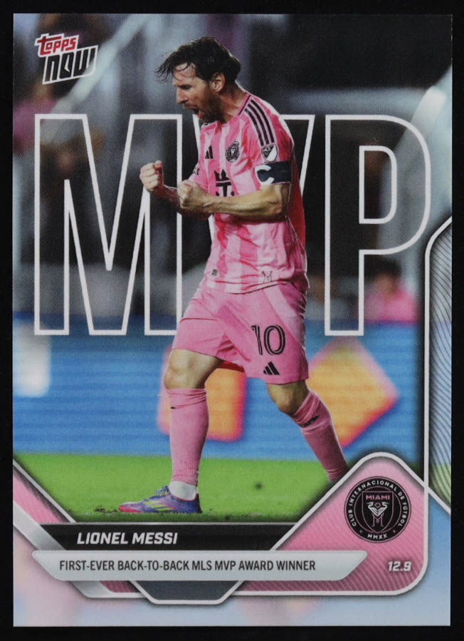 Lionel Messi 2025 Topps NOW MLS #145 at PristineAuction.com Lionel Messi 2025 Topps NOW MLS #145 at PristineAuction.com