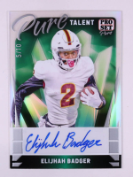 Elijah Badger 2023 Leaf Pro Set Pure Talent Holo Crystal Spectrum Auto #PT-EB1 RC #5/10 at PristineAuction.com