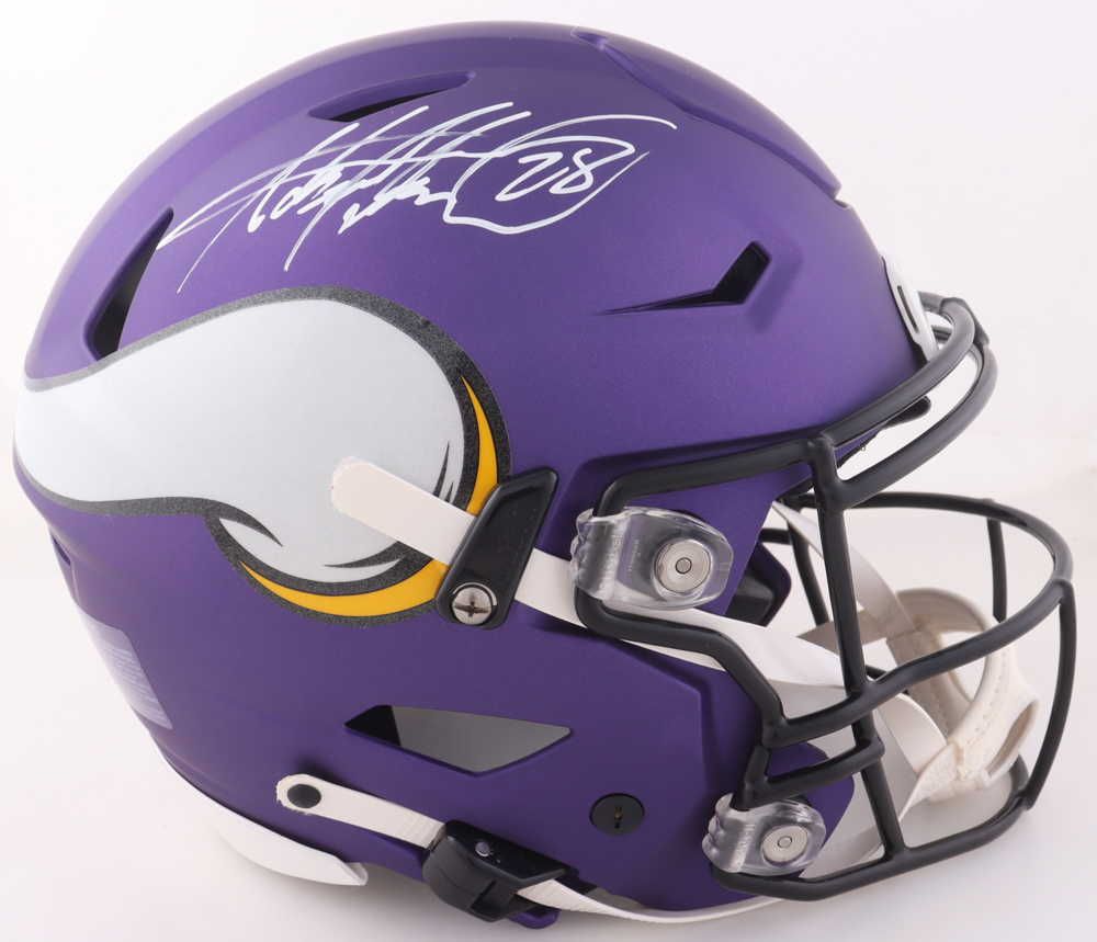 Adrian Peterson Signed Vikings Full-Size Authentic On-Field Speedflex Helmet (Beckett) at PristineAuction.com Adrian Peterson Signed Vikings Full-Size Authentic On-Field Speedflex Helmet (Beckett) at PristineAuction.com