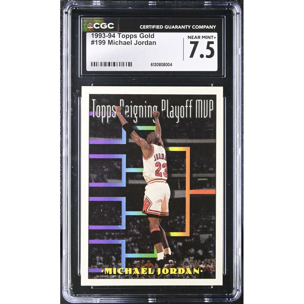 Michael Jordan 1993-94 Topps Gold #199 (CGC 7.5) at PristineAuction.com