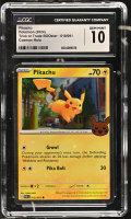 Pikachu 2024 Pokemon Trick Or Trade BOOster Cosmos Holo #018 (CGC 10) at PristineAuction.com