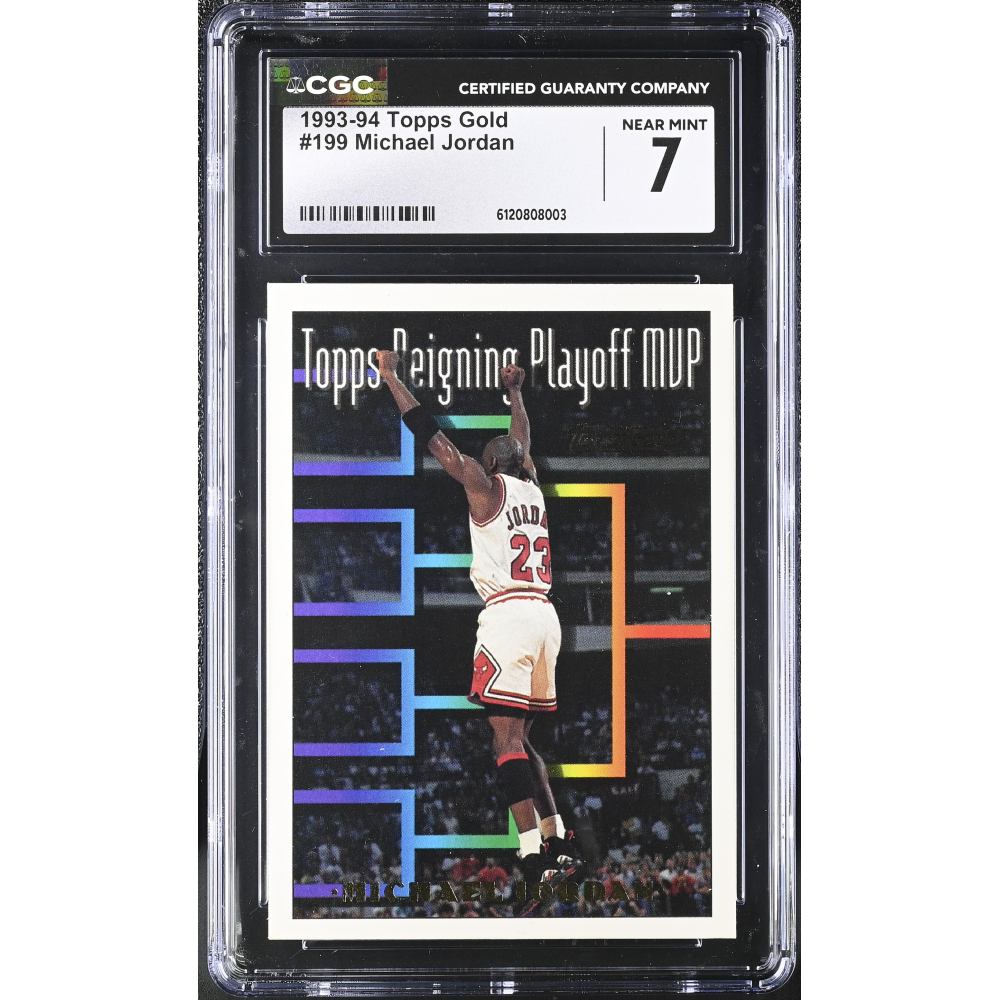 Michael Jordan 1993-94 Topps Gold #199 (CGC 7) at PristineAuction.com