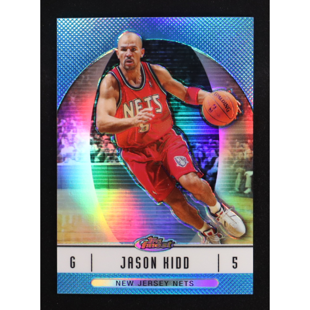 Jason Kidd 2006-07 Finest Refractors Blue #37 #041/299 at PristineAuction.com