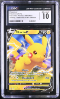 Pikachu V 2021 Pokemon Black Star Promos Shining Fates Pikachu V Collection #SWSH061 (CGC 10) at PristineAuction.com