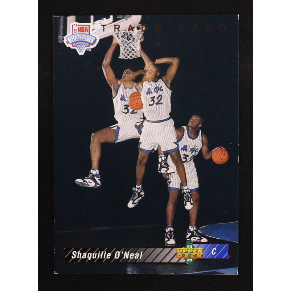 Shaquille O'Neal 1992-93 Upper Deck TRADE #1B RC at PristineAuction.com