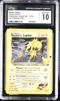 Rocket's Zapdos 2021 Pokemon Celebrations Classic Collection Gym Challenge Holo #15 (CGC 10) at PristineAuction.com