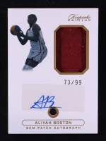 Aliyah Boston 2024 Keepsake Sports Edition Gem Relic Autograph #GPA-AB #73/99 at PristineAuction.com