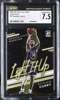 Stephen Curry 2021-22 Donruss Optic Light It Up #2 (CGC 7.5) at PristineAuction.com