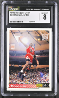 Michael Jordan 1992-93 Upper Deck #23 (CGC 8) at PristineAuction.com