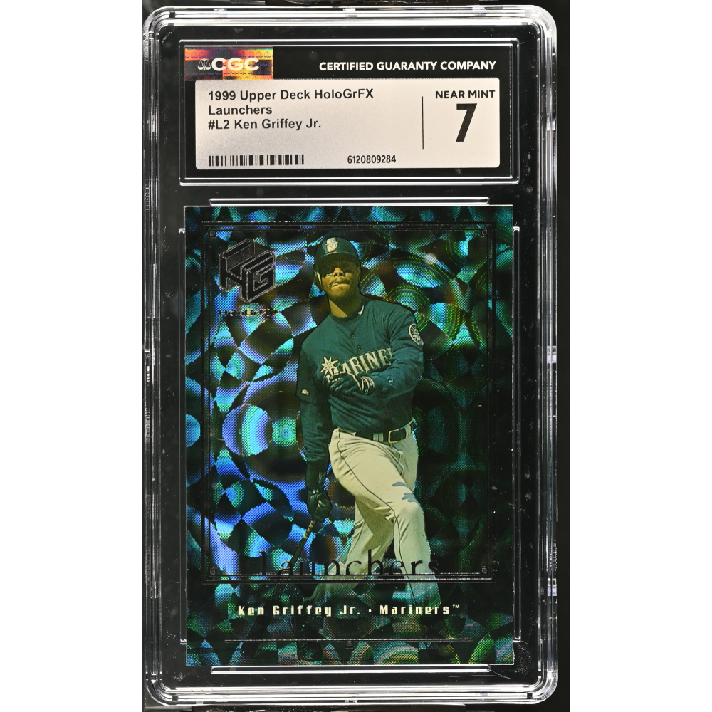Ken Griffey Jr. 1999 Upper Deck HoloGrFX Launchers #L2 (CGC 7) at PristineAuction.com