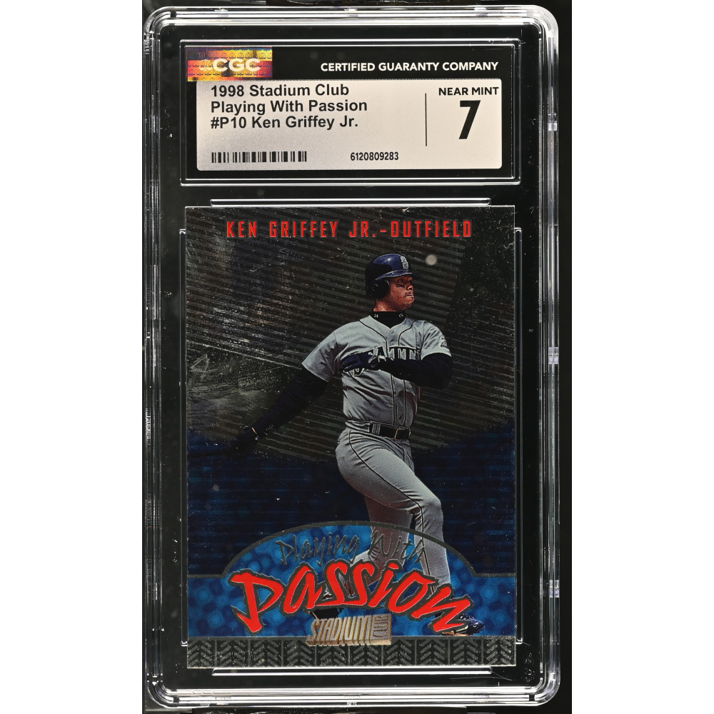 Ken Griffey Jr. 1998 Stadium Club Playing With Passion #P10 (CGC 7) at PristineAuction.com