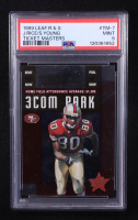 Jerry Rice / Steve Young 1999 Leaf Rookies and Stars Ticket Masters #TM7 #1941/2500 (PSA 9) at PristineAuction.com