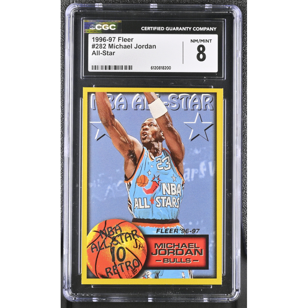 Michael Jordan 1996-97 Fleer All-Star #282 (CGC 8) at PristineAuction.com