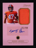 Sammy Brown 2024 Keepsake Sports Edition Gem Patch Pink Autograph #GPA-SB1 RC #51/99 at PristineAuction.com