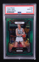 Larry Bird 2023-24 Panini Prizm Prizms Green #189 (PSA 10) at PristineAuction.com