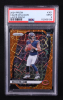 Caleb Williams 2024 Panini Prizm Prizms Lazer #301 RC (PSA 9) at PristineAuction.com