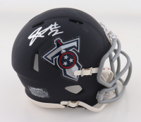 Tyjae Spears Signed Titans 'T-Sword' Alternate Speed Mini Helmet (Beckett) at PristineAuction.com