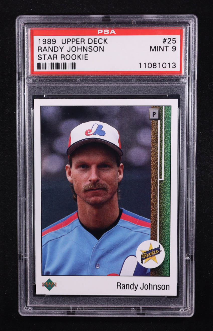 Randy Johnson 1989 Upper Deck #25 RC (PSA 9) | Pristine Auction
