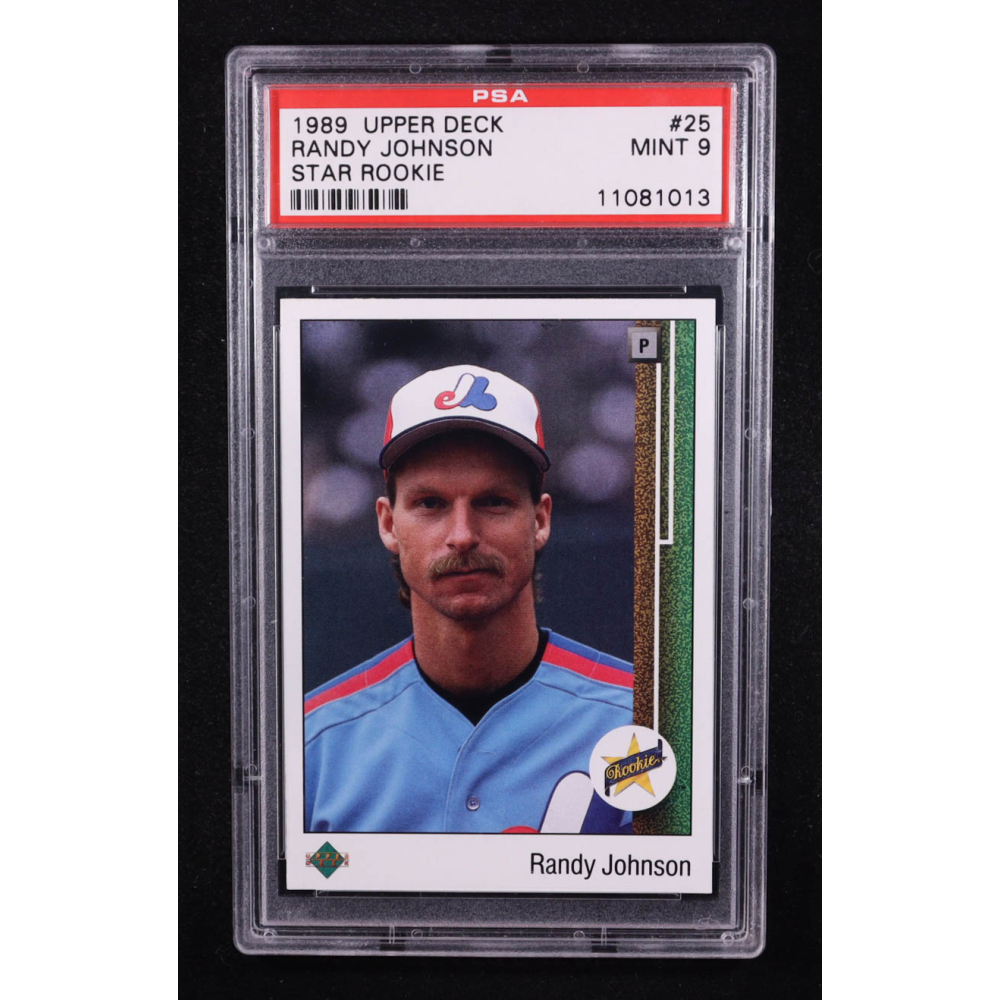 Randy Johnson 1989 Upper Deck #25 RC (PSA 9) at PristineAuction.com