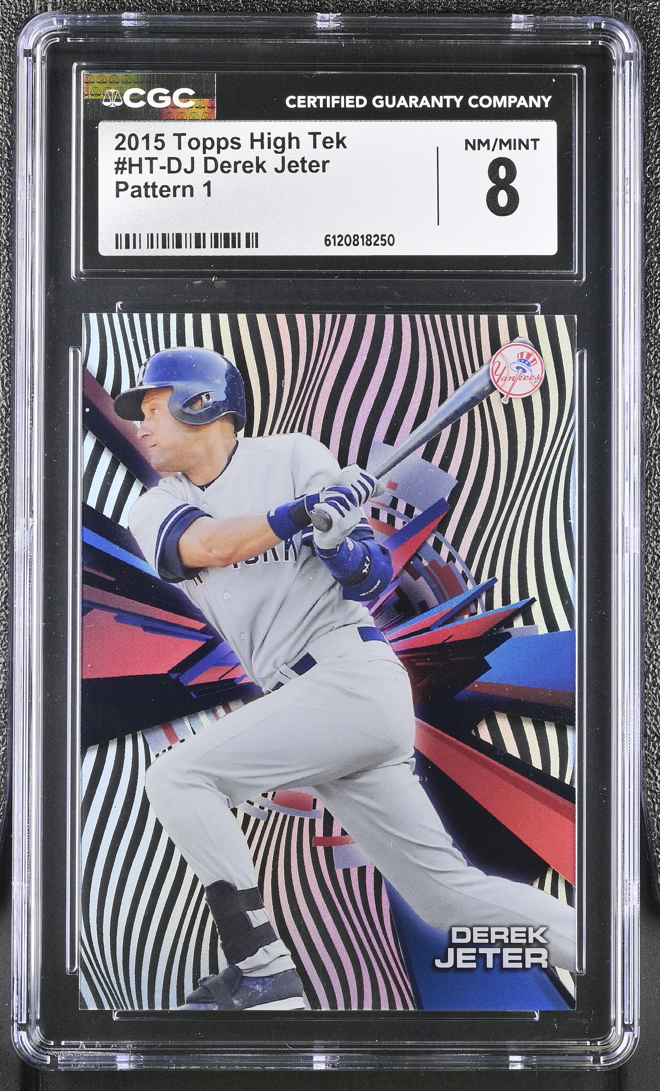 Derek Jeter 2015 Topps High Tek Pattern 1 #HT-DJ (CGC 8) at PristineAuction.com Derek Jeter 2015 Topps High Tek Pattern 1 #HT-DJ (CGC 8) at PristineAuction.com