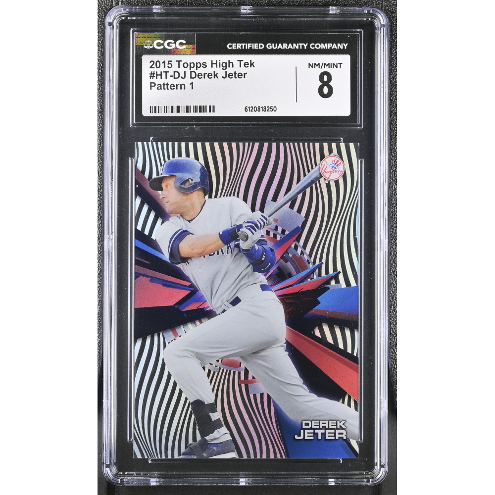 Derek Jeter 2015 Topps High Tek Pattern 1 #HT-DJ (CGC 8) at PristineAuction.com