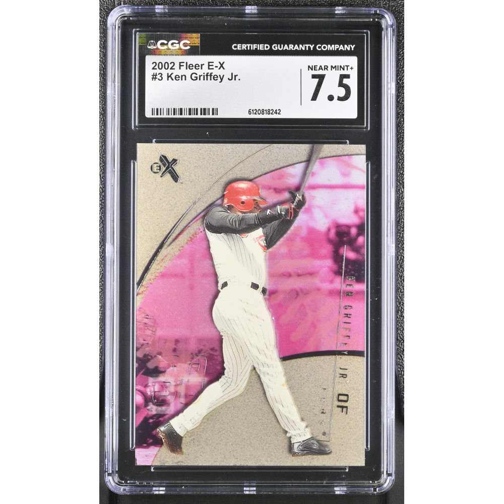Ken Griffey Jr. 2002 Fleer E-X #3 (CGC 7.5) at PristineAuction.com
