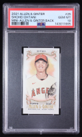 Shohei Ohtani 2021 Topps Allen and Ginter Mini A and G Back #25 (PSA 10) at PristineAuction.com