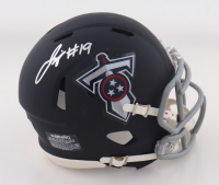 Jha'Quan Jackson Signed Titans 'T-Sword' Alternate Speed Mini Helmet (Beckett) at PristineAuction.com