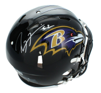 Ray Lewis Signed Ravens Full-Size Authentic On-Field Speed Helmet (Beckett) at PristineAuction.com