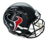 Jayden Higgins Signed Texans Full-Size Speed Helmet (Beckett) at PristineAuction.com