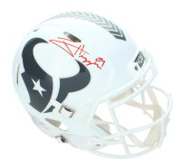 Jayden Higgins Signed Texans Full-Size Authentic On-Field Salute to Service Alternate Speed Helmet (Beckett) at PristineAuction.com